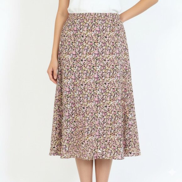 *Tabi Floral Midi Skirt - Picture 3 of 6